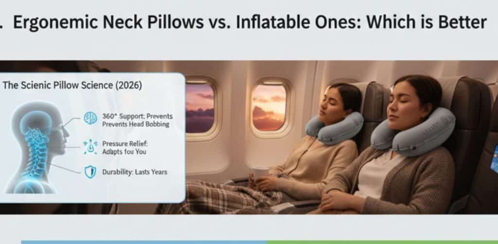 Ergonomic Neck Pillows vs. Inflatable Ones: Which is Better for 2026?