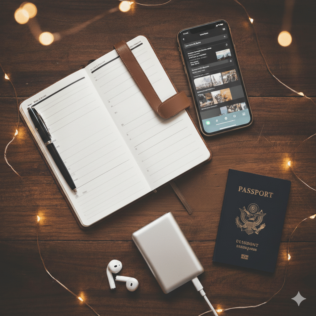 Travel accessories and gift essentials for globetrotting parents.