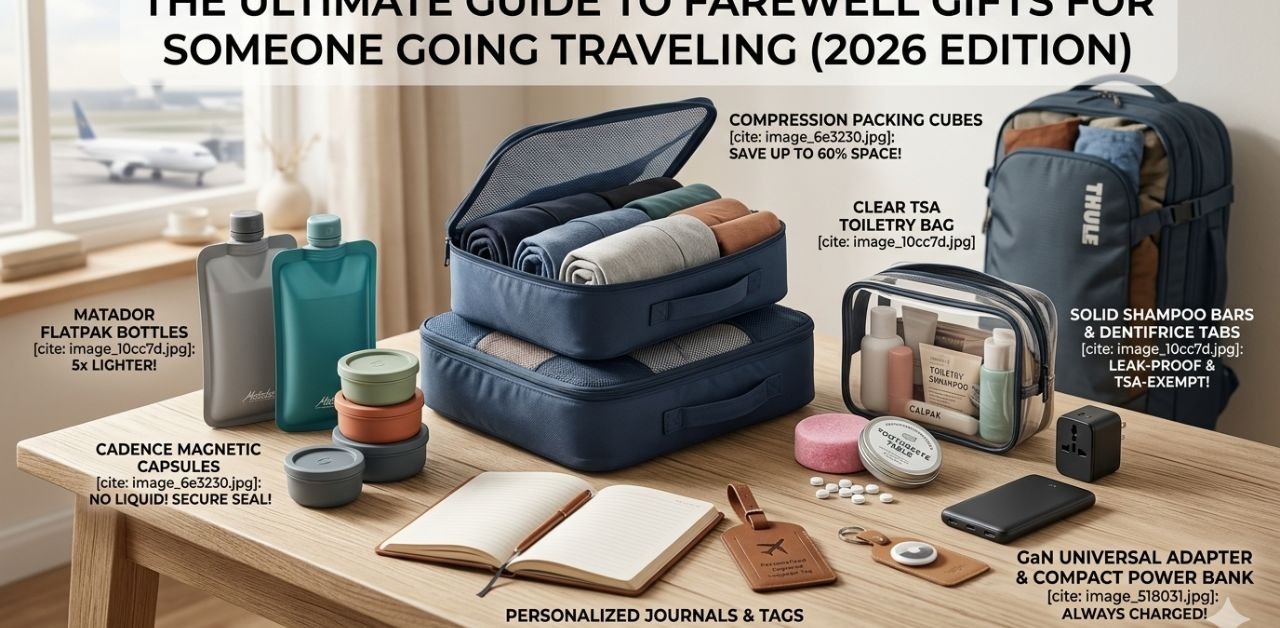 Farewell gifts for someone going traveling