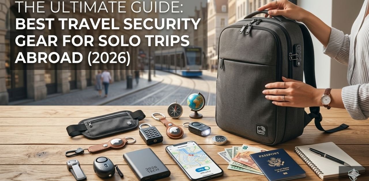 Best travel security gear for solo trips abroad.