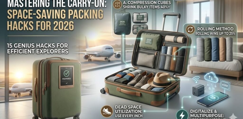 Mastering the Carry-On: Space-Saving Packing Hacks for 2026 Mastering the Carry-On: Space-Saving Packing Hacks for 2026