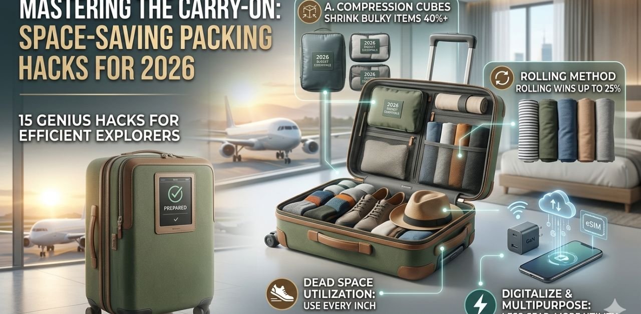 Space-saving packing hacks for carry-on travelers