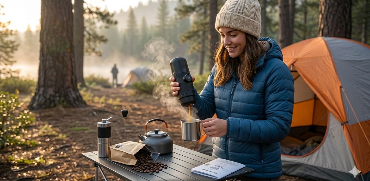 Top-rated portable espresso makers for campers