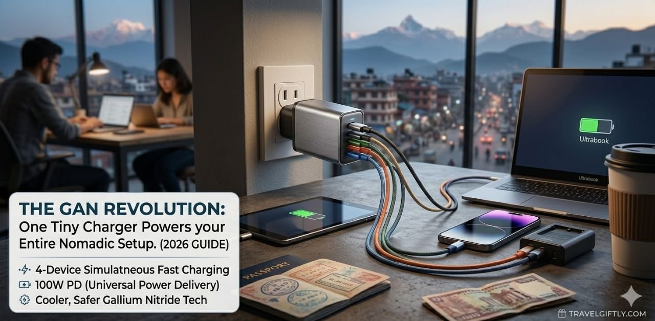 High-speed GaN chargers for digital nomads