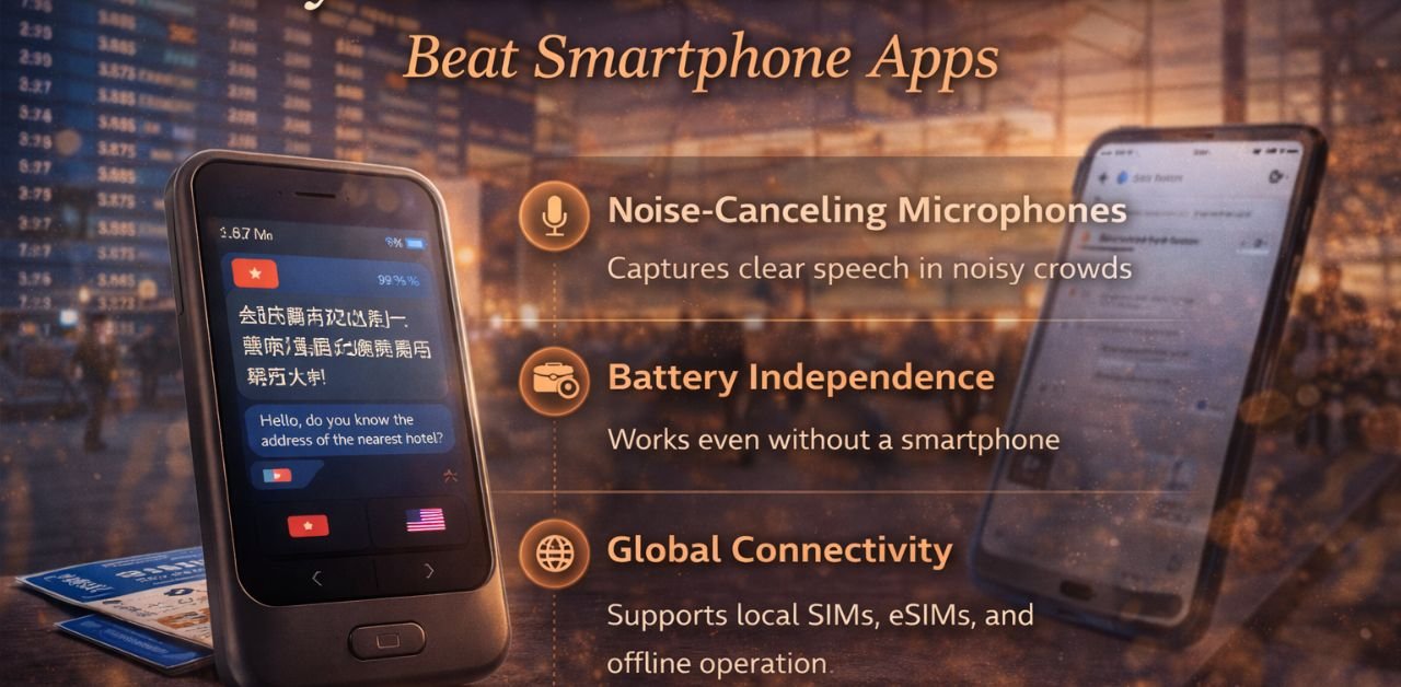 Pocket-sized AI translators for world travelers