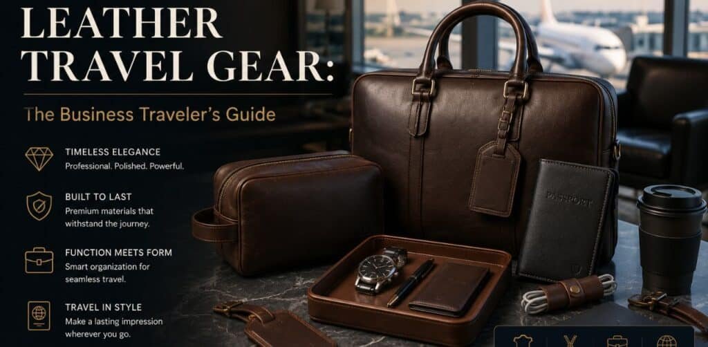 Premium Leather Travel Gear: The Business Traveler’s
