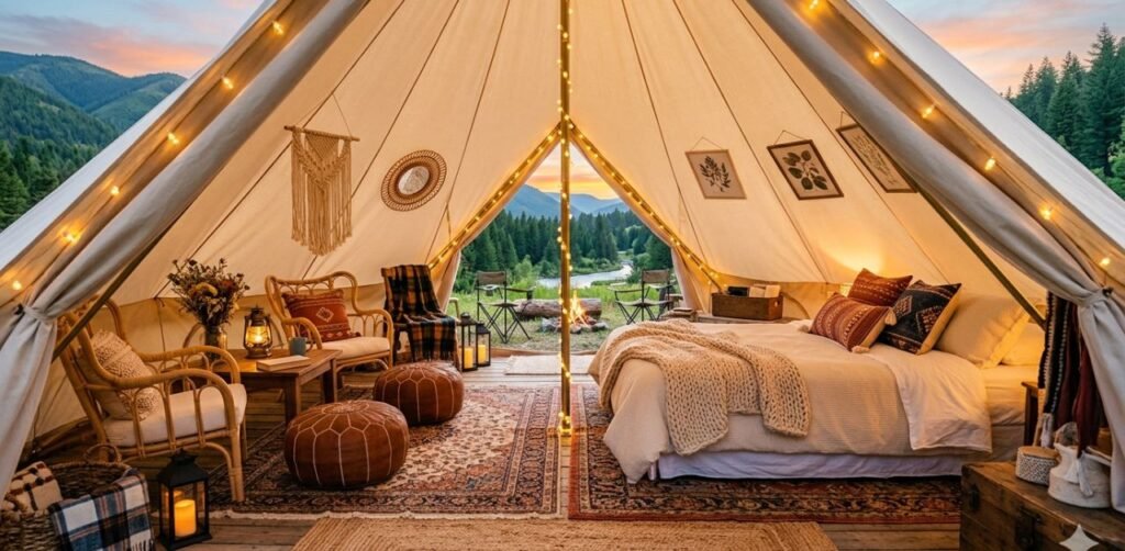 Stylish Camping Decor Ideas for Luxury Tents